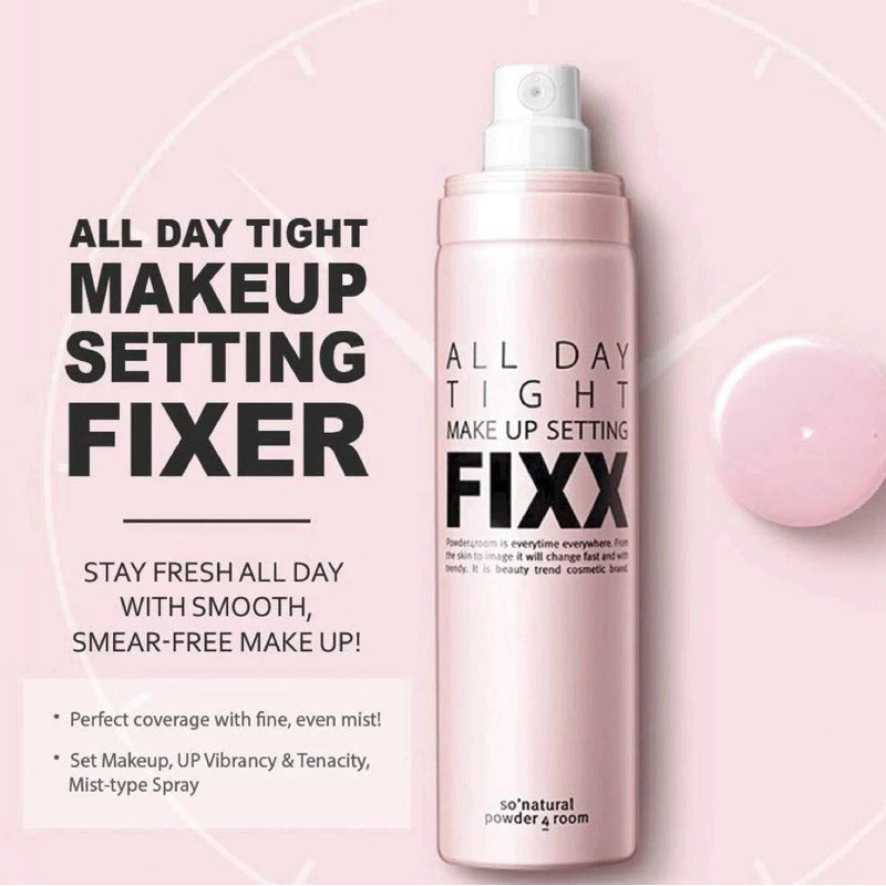 | Sonatural Fixx Setting Spray 120ml All Day Tight Make Up Oil Control Matte Finish กันน้ํายาวนาน定妆雾