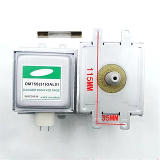 หัวแมกนีตรอน OM75S(31) สำหรับไมโครเวฟ Galanz แบบสากล ฟรีฟิวส์! พร้อมส่งด่วน รับประกันคุณภาพ