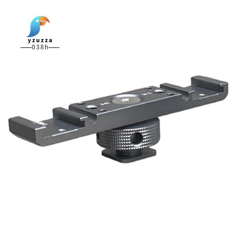 [ส่วนลด Y3]Extension Bar Bracket Stand Cold Shoe Mount Adapter สําหรับกล้องโทรศัพท์มือถือ Vlog Video