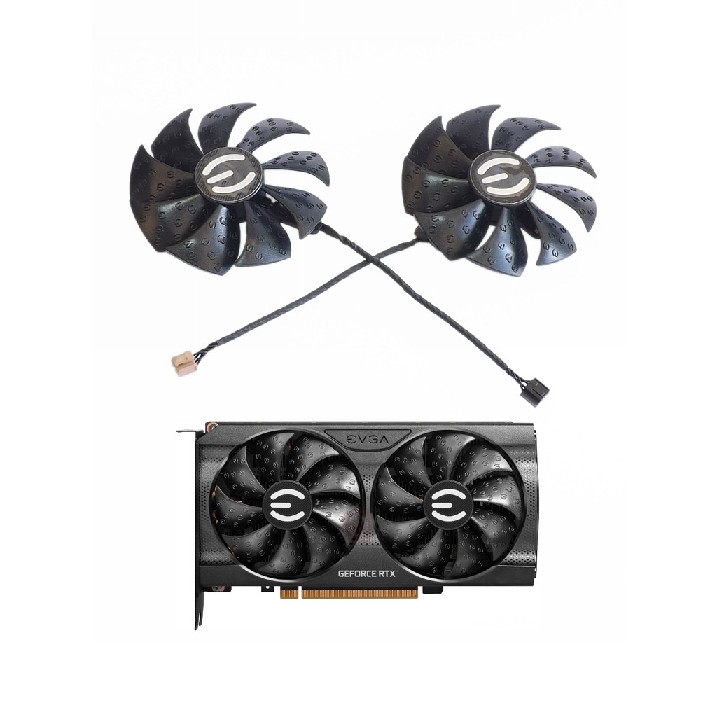 EVGA RTX3050 3060 3060TI XC BLACK GAMING พัดลมแยกการ์ด