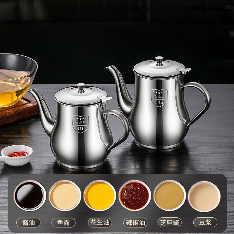 316สแตนเลสอเนกประสงค์หม้อเก็บ/ความจุขนาดใหญ่รั่วหลักฐานกรองหม้อน้ํามัน/ครัวเรือนครัวถังน้ํามัน/น้ําม