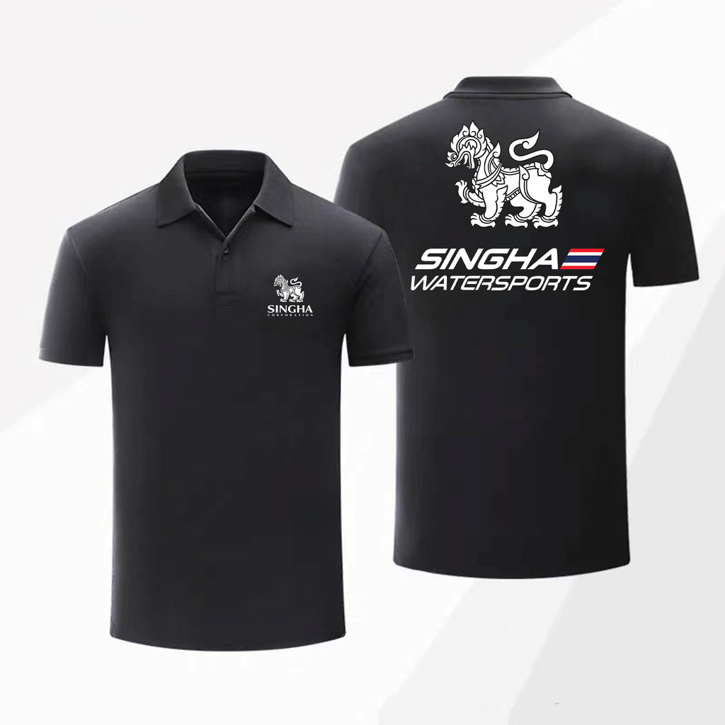 เสื้อโปโล Singha Classic Comfort ผ้าฝ้าย 100% ระบายอากาศได้ดี สวมใส่สบาย ( unisex พร้อมส่ง)