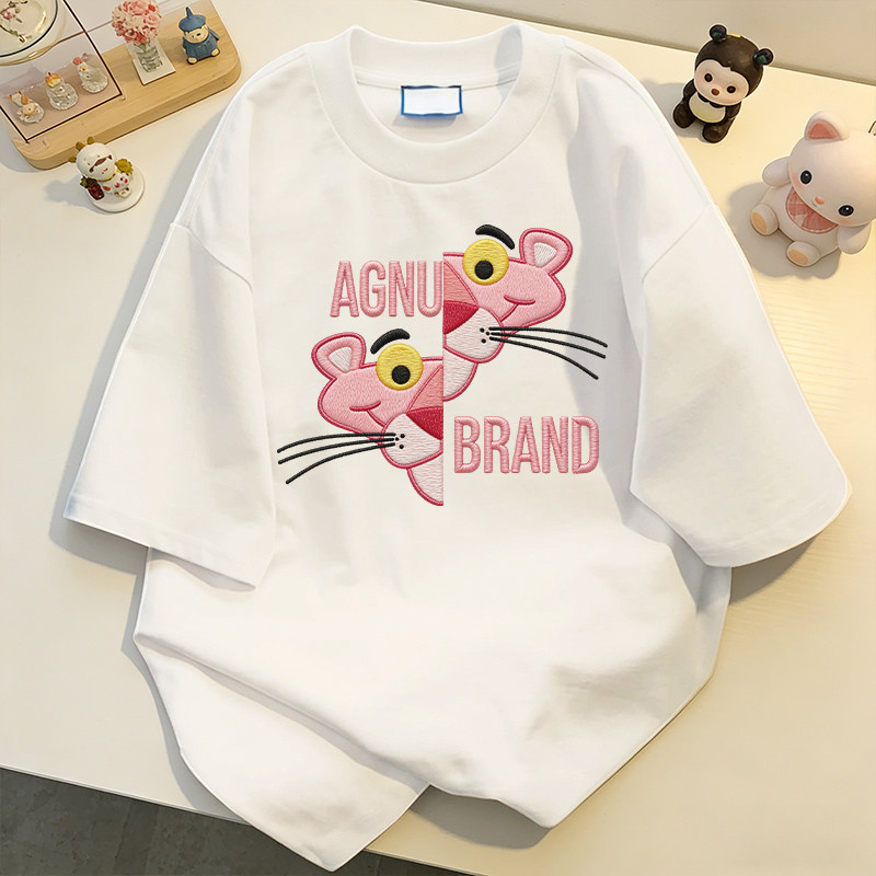 BOOM【จัดส่งตลอด 24 ชั่วโมง】 ใหม่ล่าสุด🌟แฟชั่นเกาหลี เสื้อยืดเปล่า Tigger Print ผ้าฝ้าย 100%