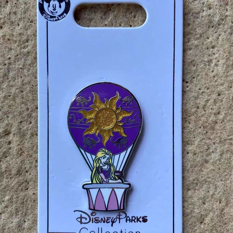 Disney Badge disney Pin disney Pin disney Medal Hot Air Balloon Series Rapunzel/Beads 3.27