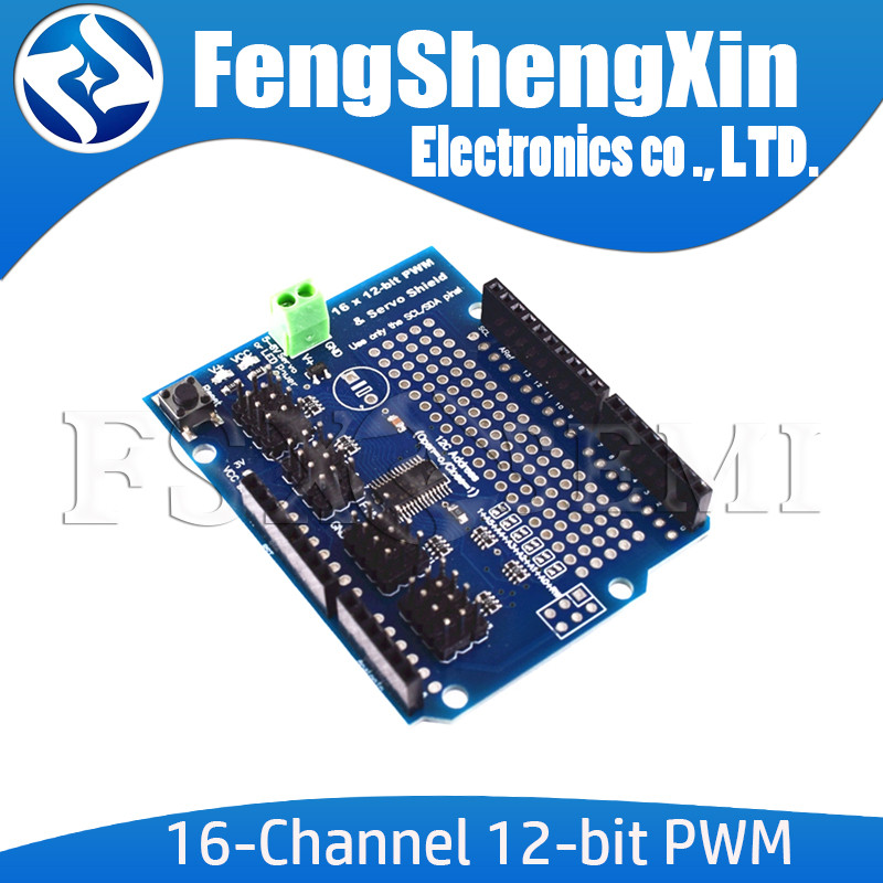 16 ช่อง 12 บิต PWM/Servo Driver-I2C อินเทอร์เฟซ PCA9685 สําหรับ arduino หรือ Raspberry shield โมดูล