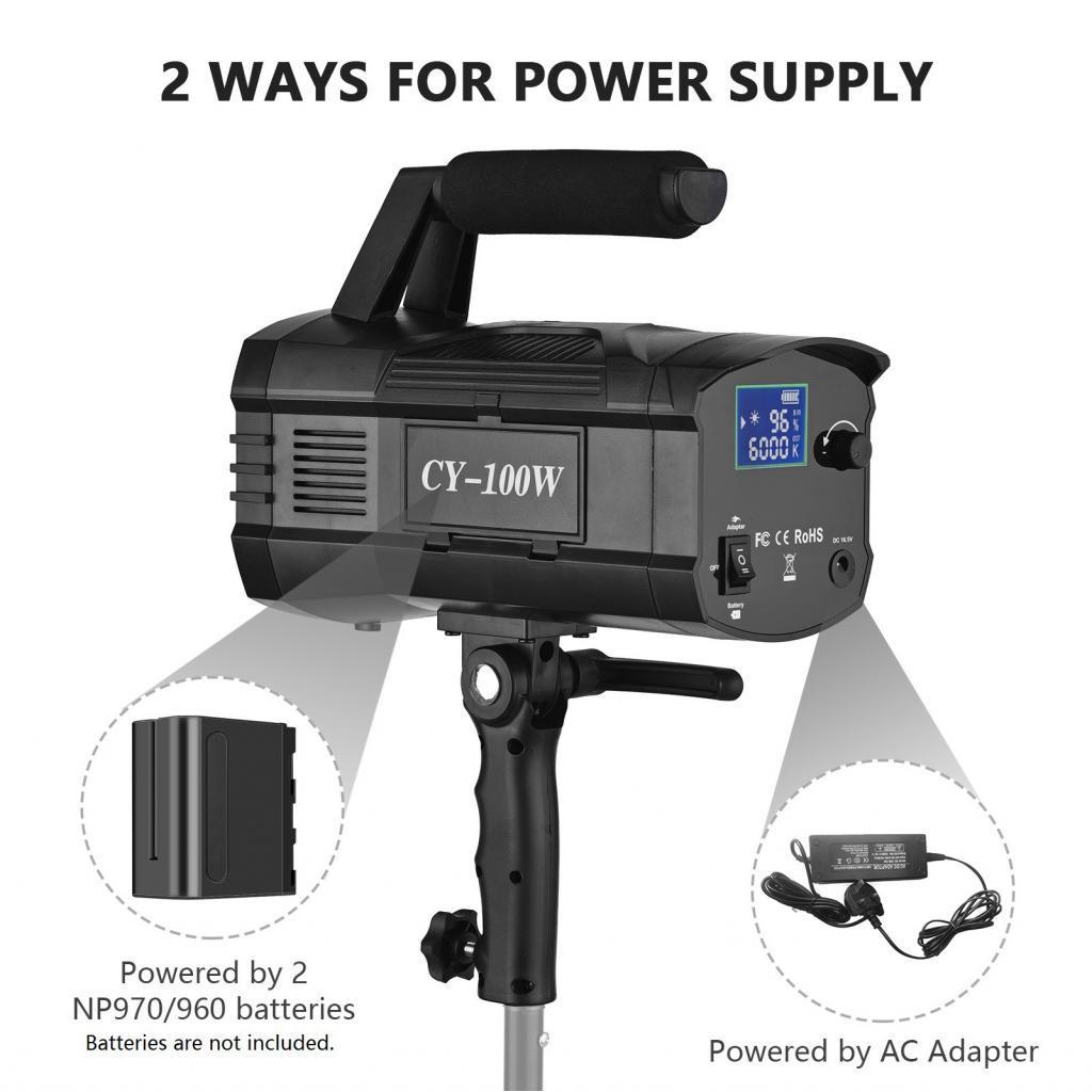 aotesi-TH 100W COB Studio LED Video Light การถ่ายภาพ