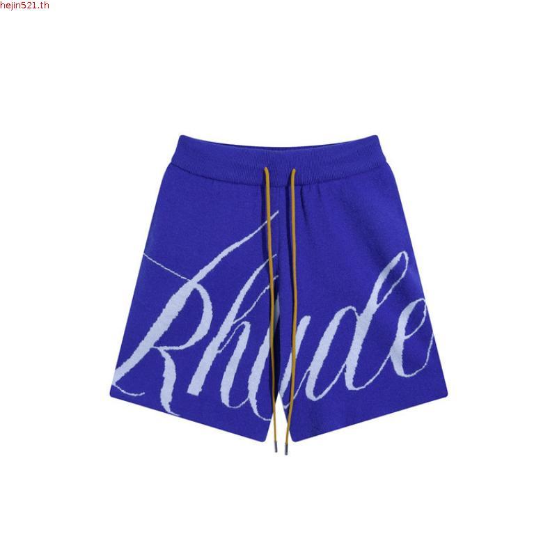 GOBE RHUDE High Street Mesh Style for Sports Basketball Shorts All-Matching Casual Beach Outer Wear 