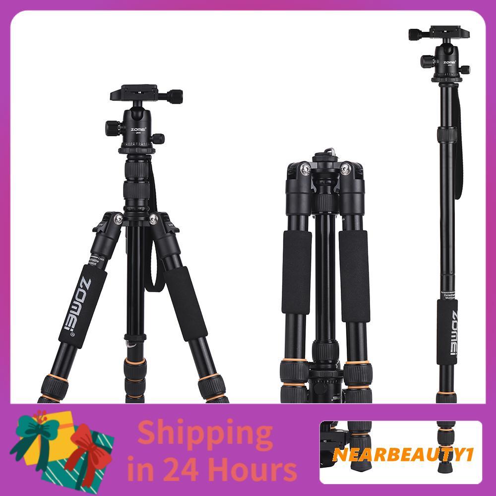 Nearbeauty1 Nearbeauty1 ZOMEI Q666 59 นิ้วอลูมิเนียมอัลลอยด์แบบพกพาแบบพกพากล้องขาตั้งกล้อง Monopod พ