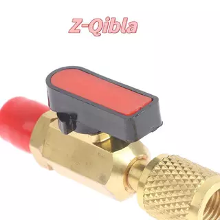 [Z-Qibla-t] 1/4" ชายถึง 1/4" หญิงบอลวาล์วตรงท่อชาร์จ Manifold อุปกรณ์เสริม