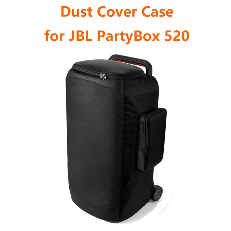ฝาครอบกันฝุ่นพร้อมกระเป๋าใส่อุปกรณ์สองด้านสำหรับ for JBL PartyBox 520