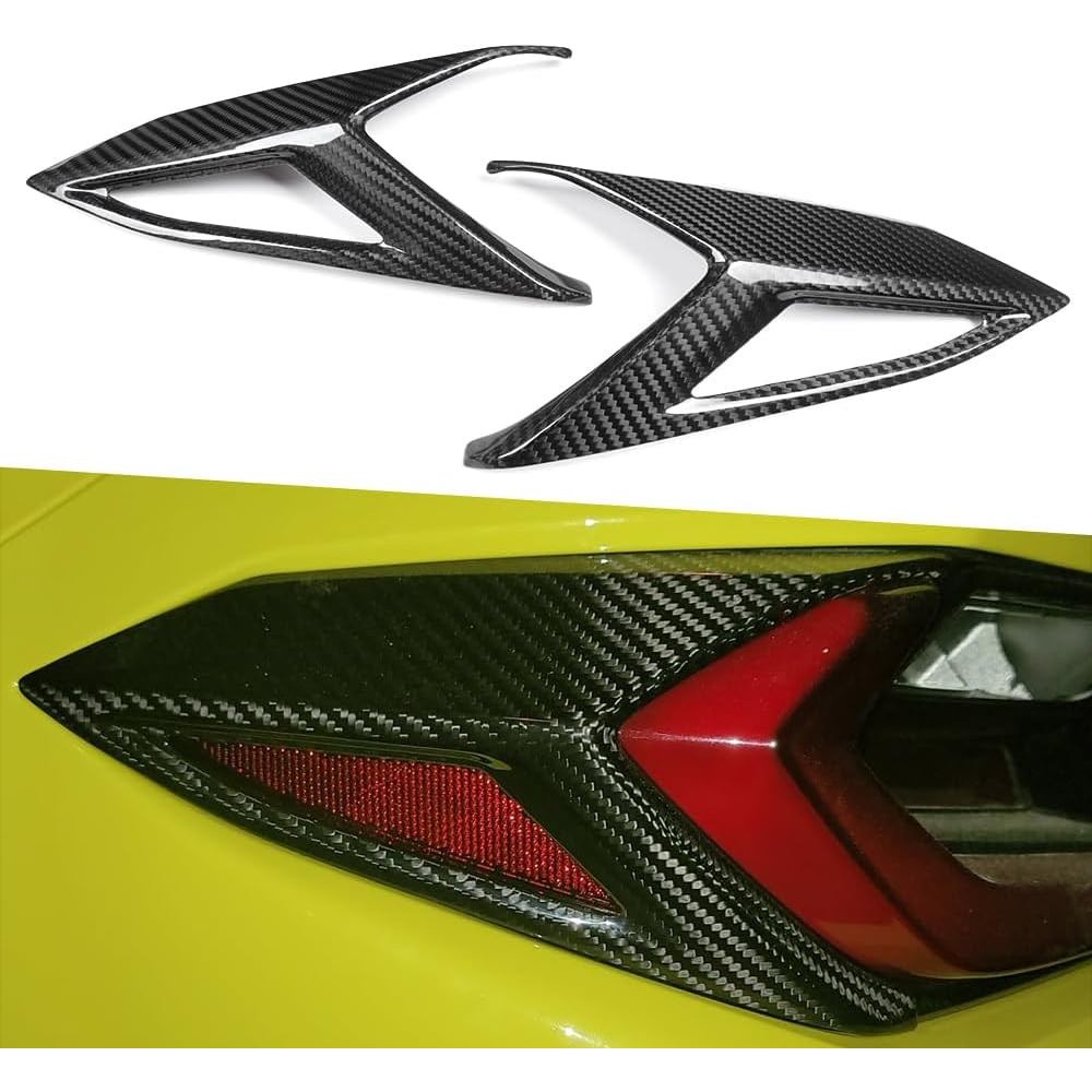 ไฟท้ายโคมไฟฝาครอบ Guard Trim สําหรับ Corvette C8 Z51 Z06 ZR1 HTC Coupe Stingray 2020 2021 2022 2023 