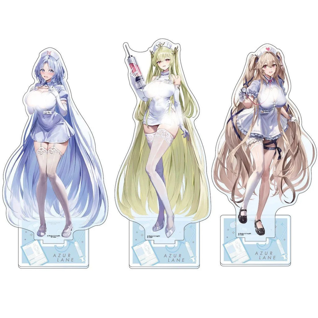 Azur Lane Azur Lane Azur Lane ชุดพยาบาล Mergins Series ขาตั้งอะคริลิคโฮมเมดสไตล์เดียวกัน