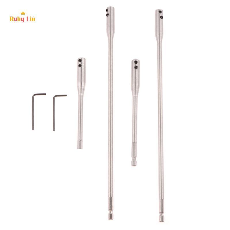 Ruby Lin 150 มม./300 มม.Hexagonal Shank Extension Bars โลหะผสมเหล็ก Quick Release Drill Bits Screwdrive Connecting Rod