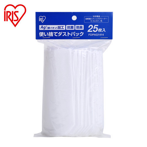 ขายพร้อมสต็อก Alice IRIS เครื่องดูดฝุ่น SLDC1SB1CSLCDC4 ถุงเก็บฝุ่นแบบใช้แล้วทิ้งโดยเฉพาะ 25 ชิ้น 1414AG+