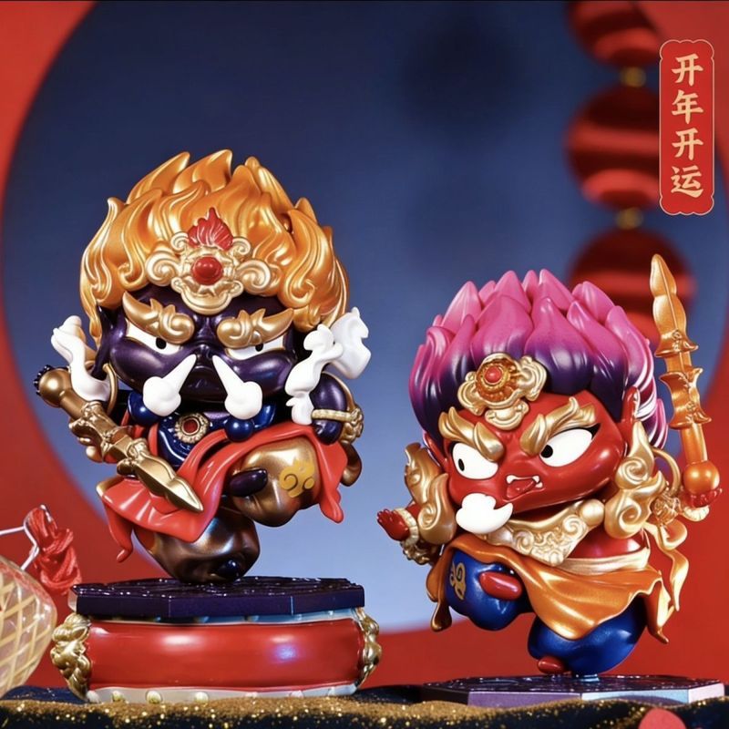 ของแท้ Fu Fu Tie Tie ประตูพระเจ้า Series Wish กล่องโชคดีพระโพธิสัตว์ห้าPath ตุ๊กตาชนิดบรรจุกล่องของเล่นตกแต่ง Huigen Mazu - รูปที่ 2