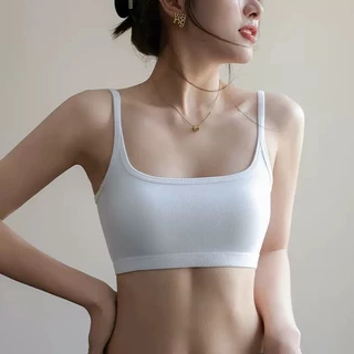 เสื้อใน คอเหลี่ยม บรา ทรงสวย (603) ด้านหลังโค้งตัว U แบบสวม อก28-34นิ้ว