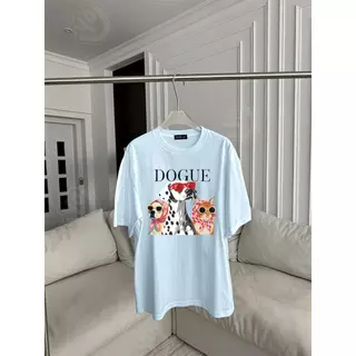 YOU-T🐆เสื้อแฟชั่น ใส่สบาย เสื้อยืดแขนสั้น ลาย เสื้อ"DOGUE" ผ้านิ่ม OVERSIZE แฟชั่น ผ้าฝ้าย 100% สไตล์เกาหลี