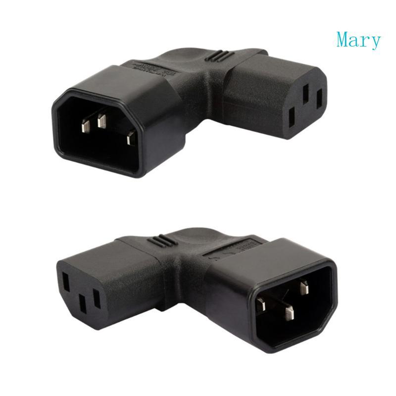 Mary IEC C14 ปลั๊กชาย 3Pin IEC320 C14 ซ็อกเก็ตคอมพิวเตอร์สายไฟอะแดปเตอร์ IEC320 หญิง C13 C5 C7
