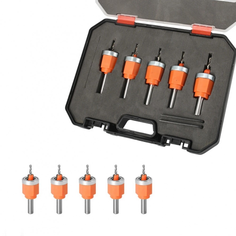Countersink Drill Bit Carrying Case Woodworking Tasks Drill Bit Portable Bit