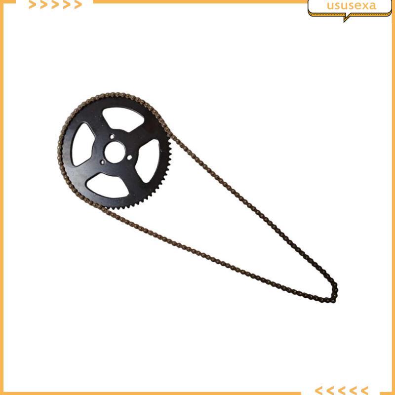 [Ususexa] 25H 68T 68 ฟันเฟืองหลัง + โซ่สําหรับ 49cc 2 จังหวะ ATV Mini Pocket Bike