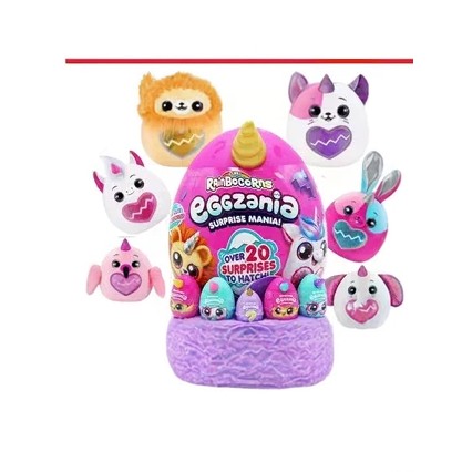 rainbocorns egg toy ZURU Yunbo Rainbow Unicorn Hug Planet Magic Egg Super Surprise Mystery Egg ตุ๊กต