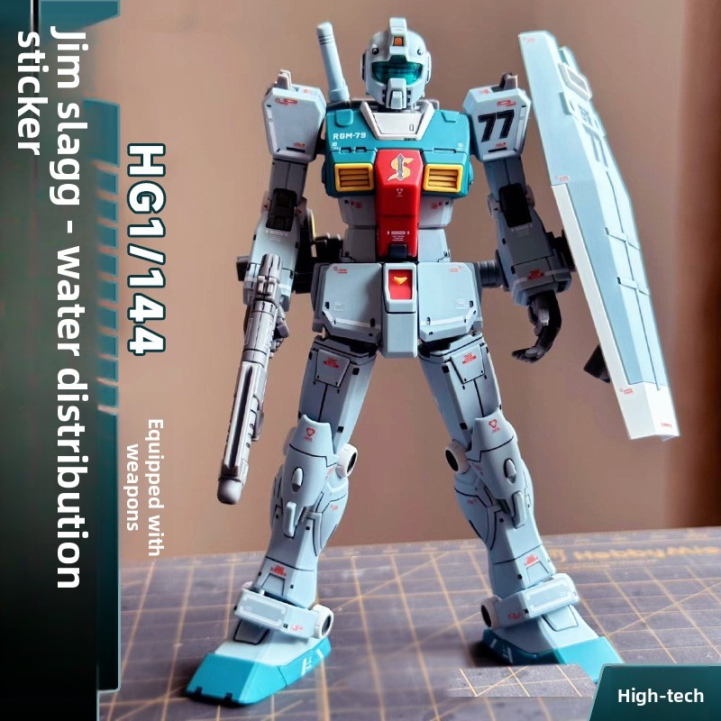 สินค้าใหม่ GK High-tech GK Jim Striker Model Kit Part No. 64903 HG 1/144 Assembly Model