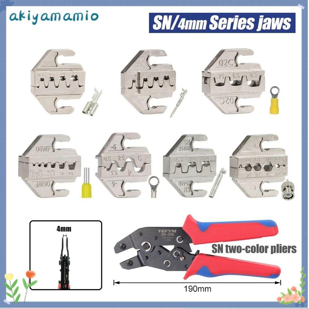 AKIYAMAMIO SN CRIMPING คีม Jaw, SN-2546B 02C กว้าง 4 มม. CRIMPING คีมขากรรไกร, 48B 58B 06WF 2549 03H