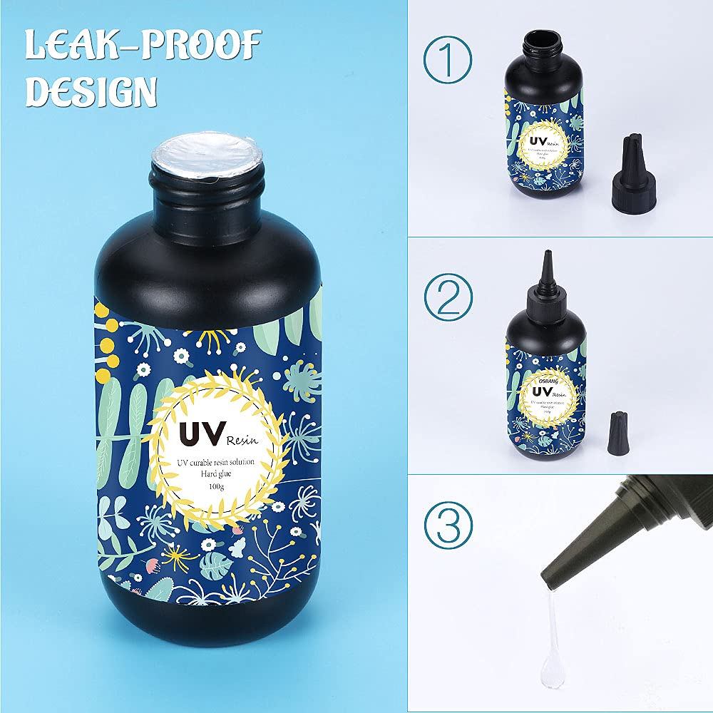 ยูวีเรซิ่น 50g UV น้ำยาเรซิ่นใส Low Odor – เคลือบภาพ ดอกไม้แห้ง ทำจี้ สร้อย DIY งานฝีมือ