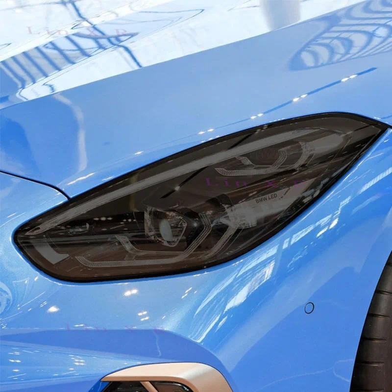 สําหรับ BMW Z4 G29 2019 ไฟหน้าด้านหลังรถจัดแต่งทรงผมสติกเกอร์ไฟหน้า TPU รมควันสีดําไฟท้ายป้องกันฟิล์