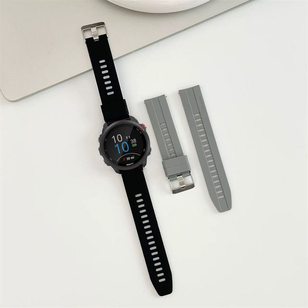 สายนาฬิกาGarmin Forerunner55/245/165/645/570 42mm vivomove trend active5 active6 venu venu2plus
