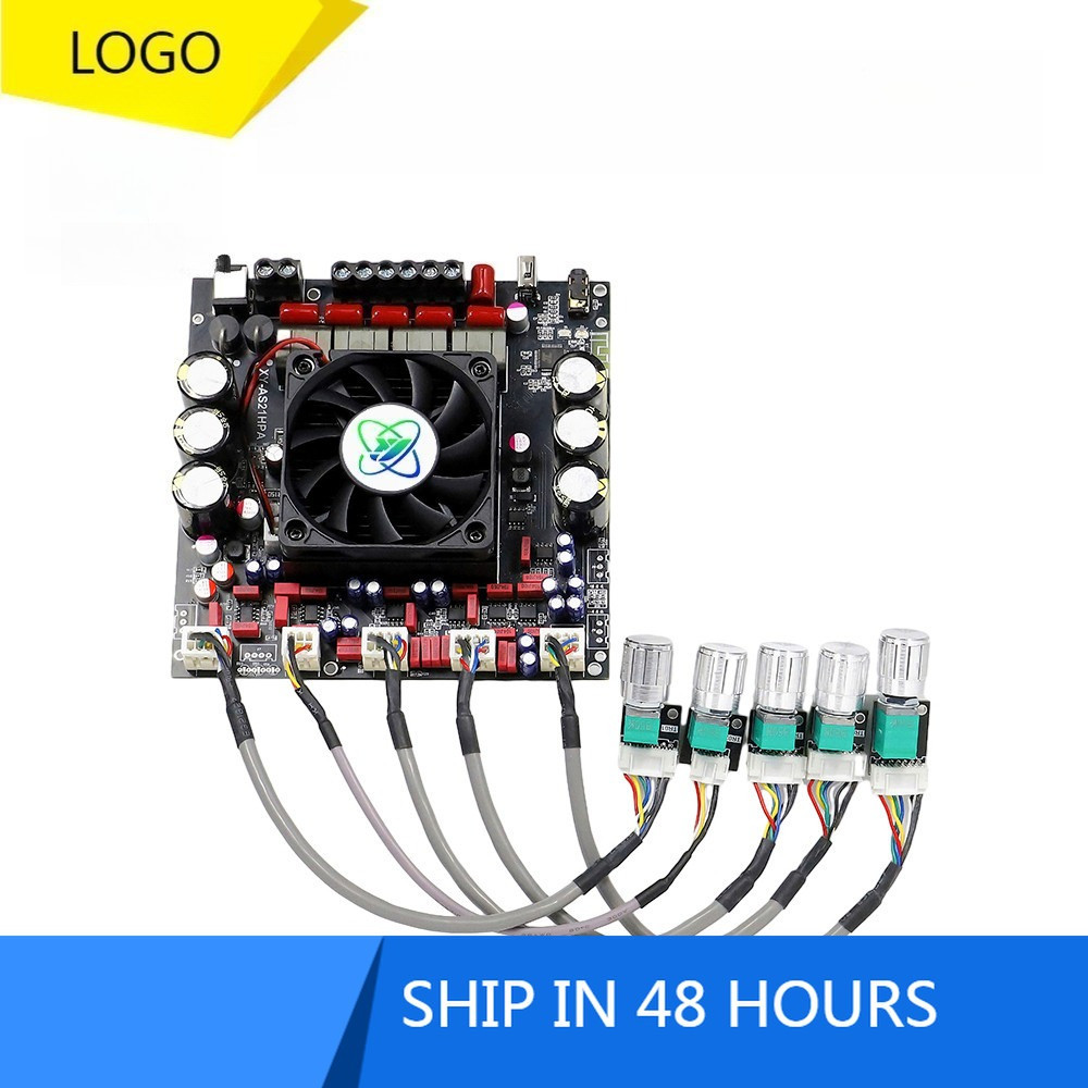 As21hpa บอร์ดขยายเสียงบลูทูธดิจิตอล, พลังงานสูง 2.1 ช่อง, ซับวูฟเฟอร์ 300W * 2, 600W TPA3255 ชิป