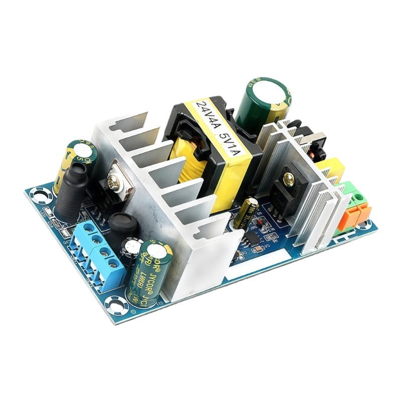 Good123 โมดูลจ่ายไฟ ACDC ประสิทธิภาพ เอาต์พุตคู่ 24V4A 5V1A สําหรับอุปกรณ์อุตสาหกรรม