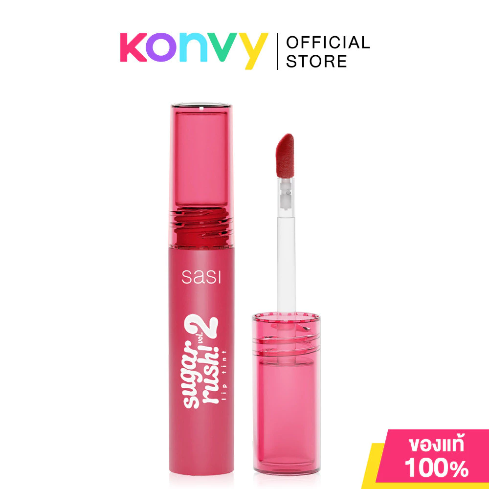 SASI Sugar Rush Lip Tint Vol.2 2g ศศิ ลิปทินท์เนื้อน้ำ thumbnail 3