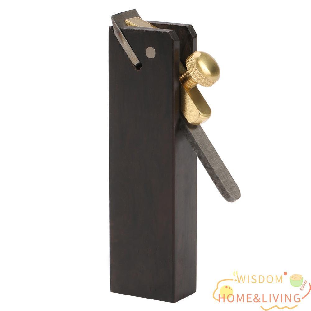 WISDOM Ebony Wood Planer, ก้นแบน Ebony Mini Wood Planer, Wooding Planer Mini Size Hand Tool Hand Pla