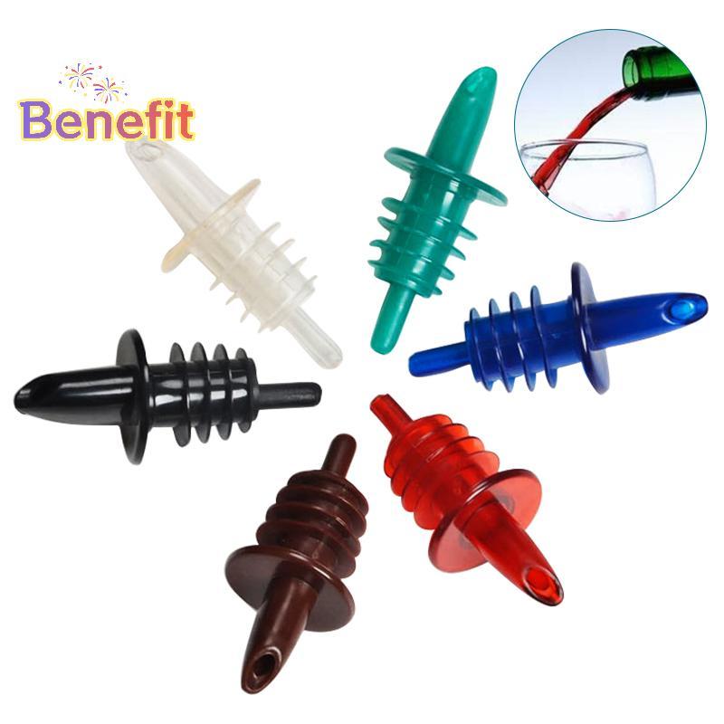 [] 10 ชิ้นฟรี-โฟลว์ขวดเหล้า Pourer ขวดพลาสติก Pourer Liquor Pour Spouts Bar อุปกรณ์ไวน์