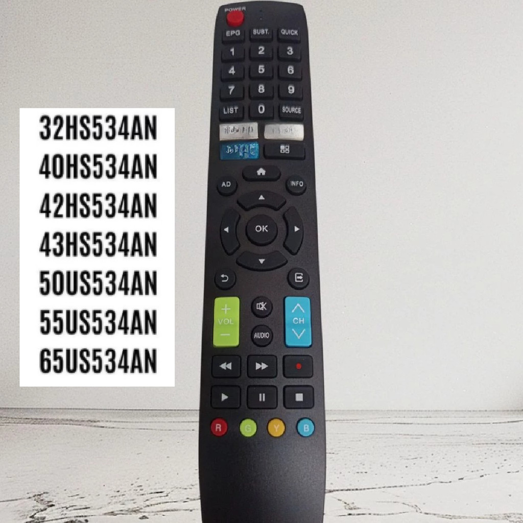 เปลี่ยนรีโมททีวีอัจฉริยะ sharp RC-N F06 (NetflixTV) Series.400,410 32HS400AN