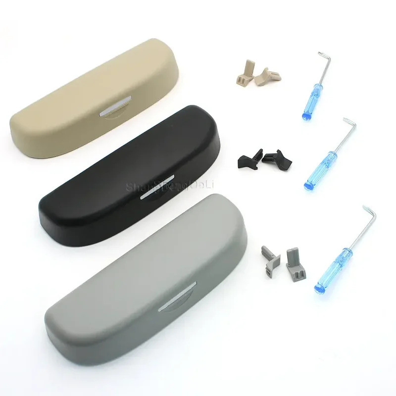 1 PC กล่องแว่นตาแว่นตากันแดดแว่นตากันแดดสําหรับ Audi A3 8V A4 B8 B9 Q3 Q7 รถอุปกรณ์เสริม Y