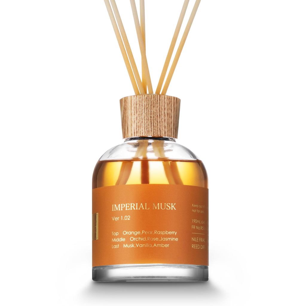 NILE Reed Diffuser Green Floral Jasmine Garden 190ml, Approx. 2.5 Months  
NILE Reed Diffuser White 