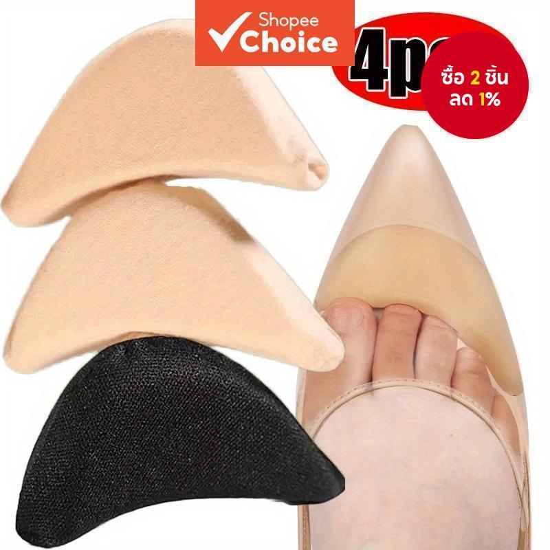 ฟองน้ํา Insoles ขนาด-Reduction Forefoot แทรกรองเท้าส้นสูงอุปกรณ์บรรเทาอาการปวด 1 คู่