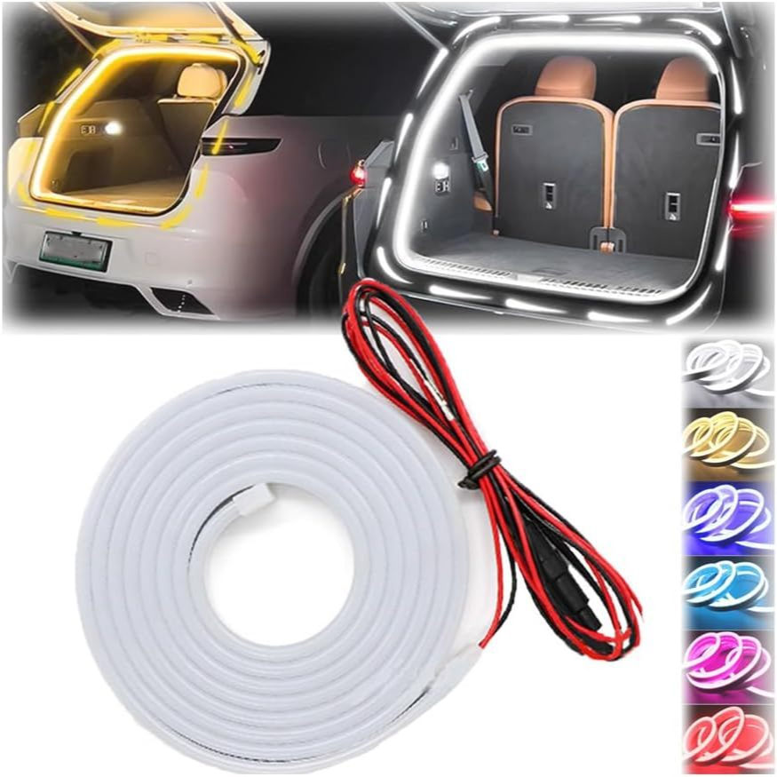 Dynamic Flowing Car Trunk Light Strip Dynamic Car Trunk ไฟ Strip Cuttable กันน้ํารถยนต์ Trunk Led Li