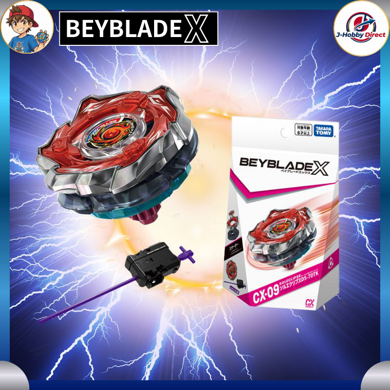 TAKARA TOMY BEYBLADE X CX-09 Starter Sol Eclipse D5-70TK