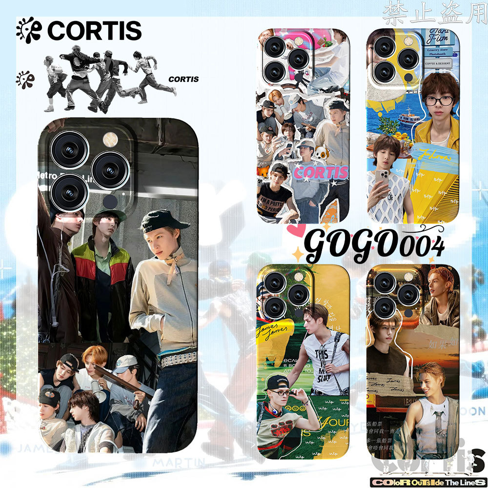 Cortis โทรศัพท์มือถือส่วนบุคคลกรณีต้นฉบับการ์ตูนฟิล์มเปลือกฝาครอบเหมาะสำหรับ iPhone Case#09
