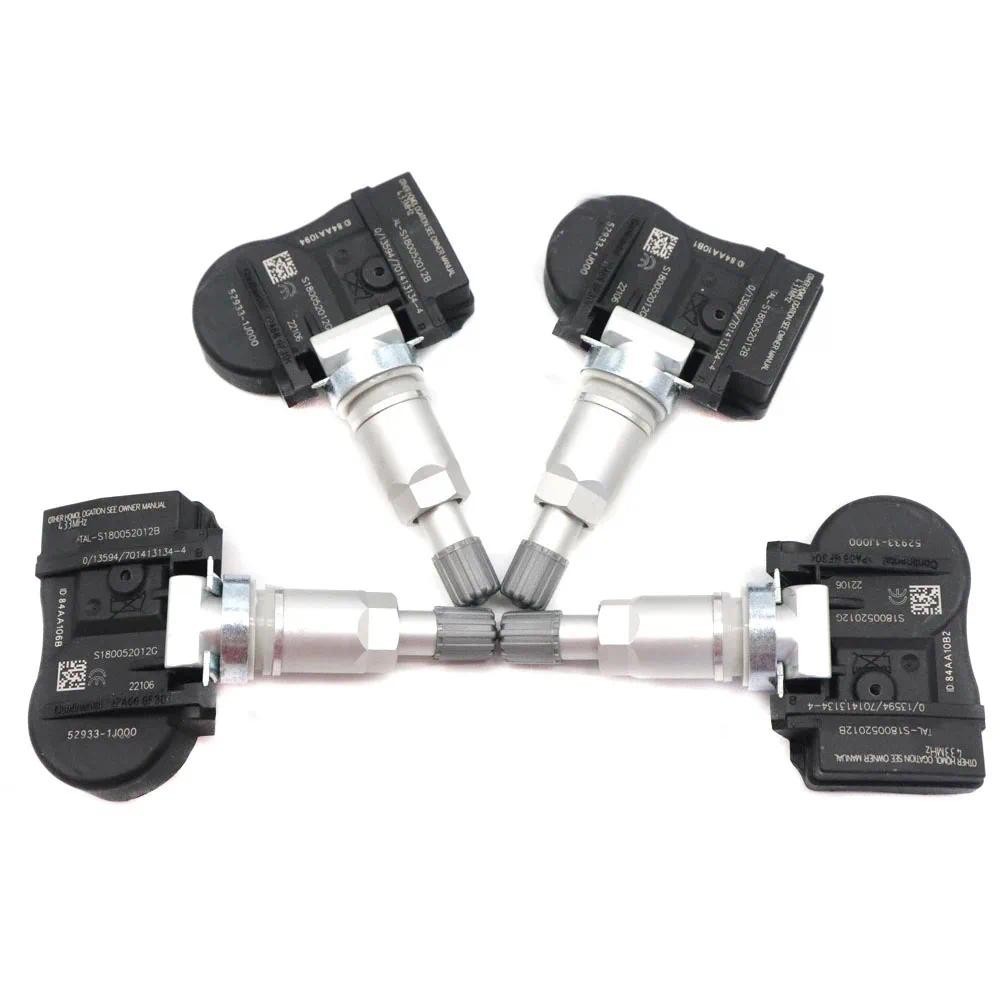 4 ชิ้น TPMS เซ็นเซอร์ตรวจสอบความดันยาง 433 MHZ สําหรับ Kia Optima Soul Sorento II Hyundai i20 Solari