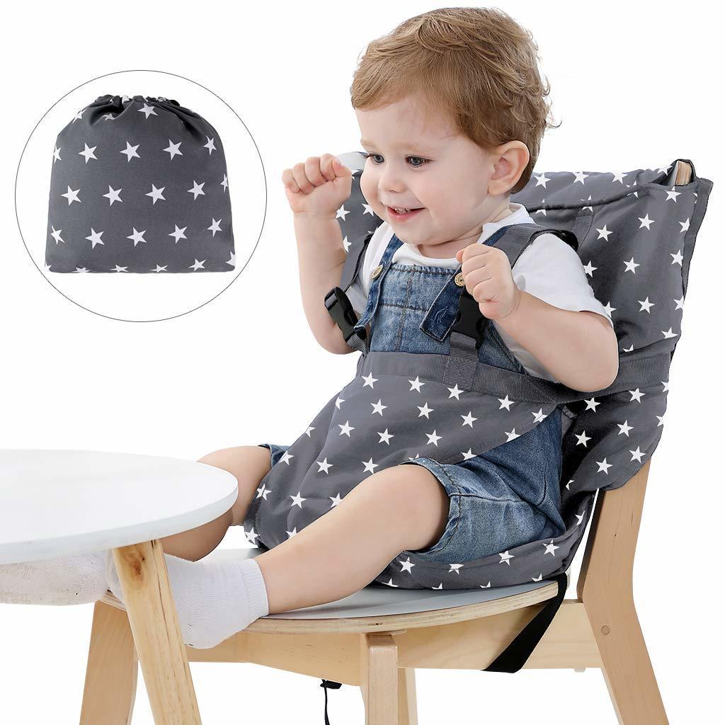 Hot Sale#Baby High Chair with Safety Harness, Stool Cover for Baby Eating, Traveling, Holding, and W