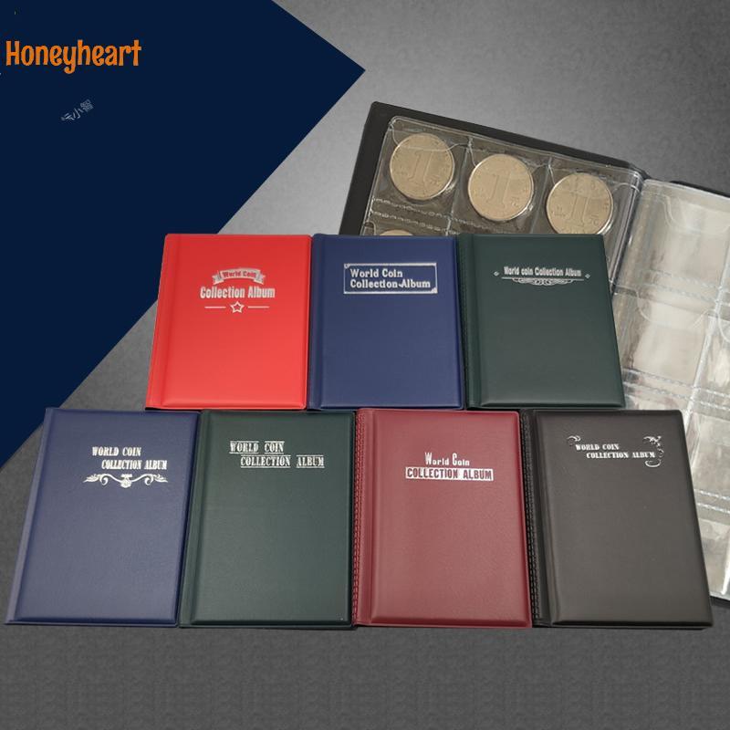 <Honeyheart> 120 Poets Coin Collection Book 10 หน้า Coin Collection Holder Albummemorative Coin Orga