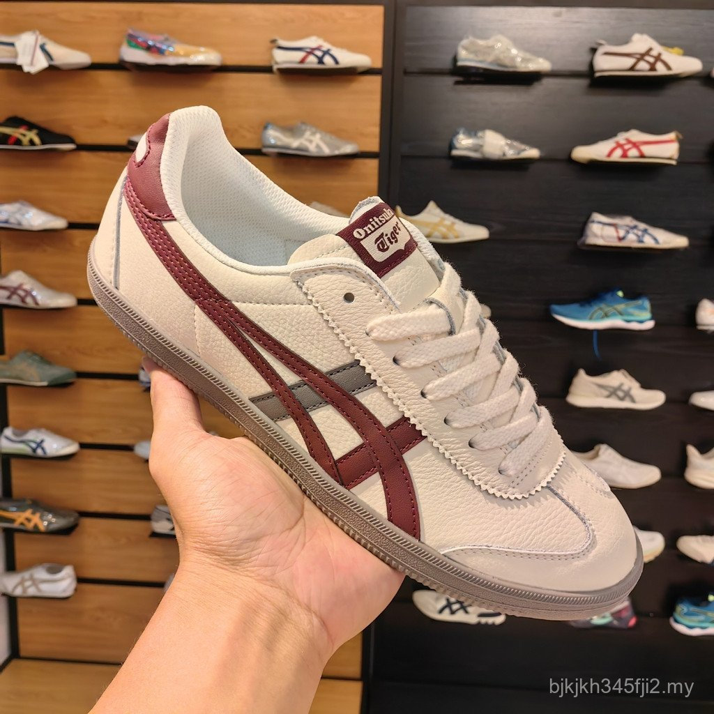 Onitsuka Tokuten Burgundy Paperless Bagless Shoes 4IX5 EKOR