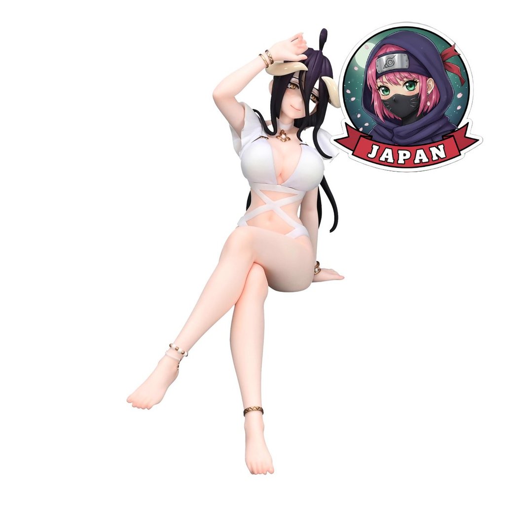 ฟิกเกอร์ Overlord Noodle Stopper รุ่นชุดว่ายน้ำ Albedo Shipped from Japan