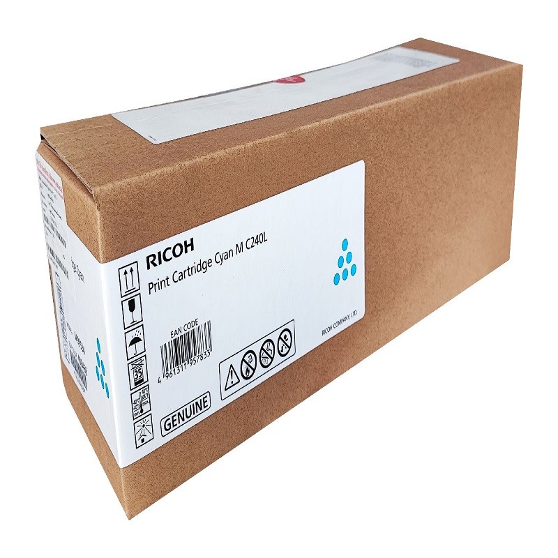 RICOH ผงหมึก Print Cartridge รุ่น MC240L สีฟ้า Cyan