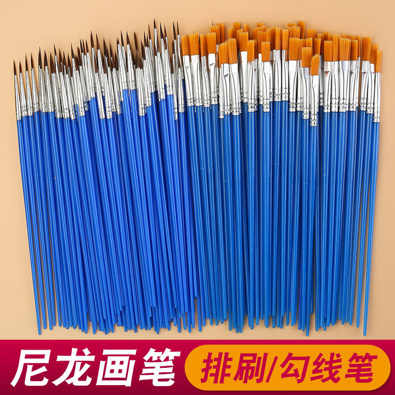 Spot Goods#Wei Zhuang Direct Sales Digital Oil Painting Brush Graffiti Coloring Paint Brush Kinderga