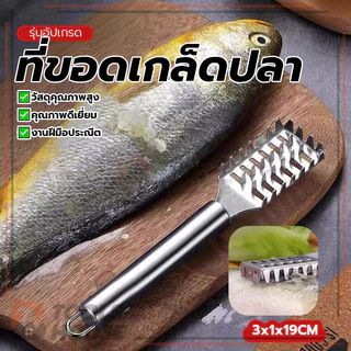 สเกลเลอร์ ที่ขอดเกล็ดปลา ที่ขูดปลา ทนทานต่อสนิม ด้ามจับถนัดมือ ใช้งานง่าย ขูดออกง่าย ทนทานต่อการเสื่อมสภาพ